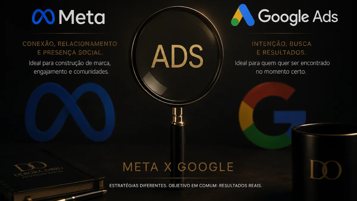 Google Ads vs Meta Ads para negócios locais