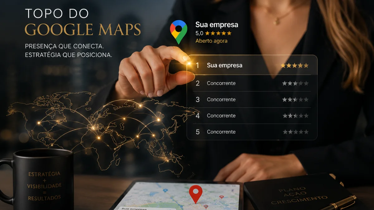 Como aparecer no topo do Google Maps em Brasília